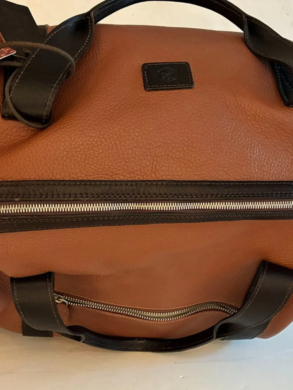 Valentina / Pelle Leather Duffle Bag, Made in Italy